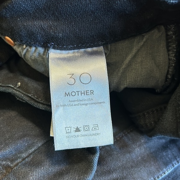 MOTHER Denim The Pixie Ankle Fray Holding Hands Jean High Waist Sz 30 NEW - Picture 13 of 15